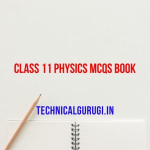 CLASS 11 PHYSICS MCQs BOOK