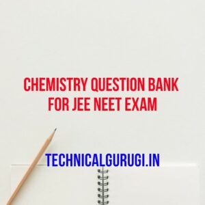 chemistry question bank for jee neet exam