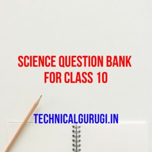 science question bank for class 10