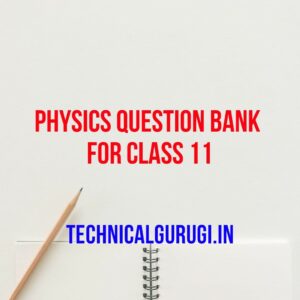 physics question bank for class 11