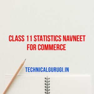 class 11 statistics navneet for commerce