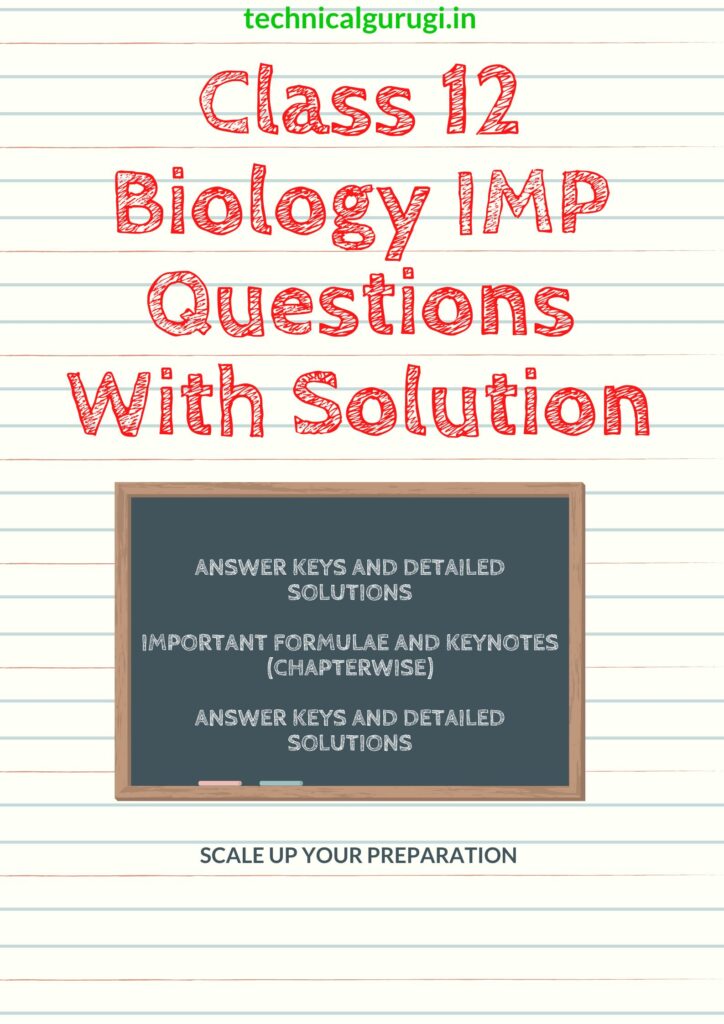 biology class 12 important questions with answers up board