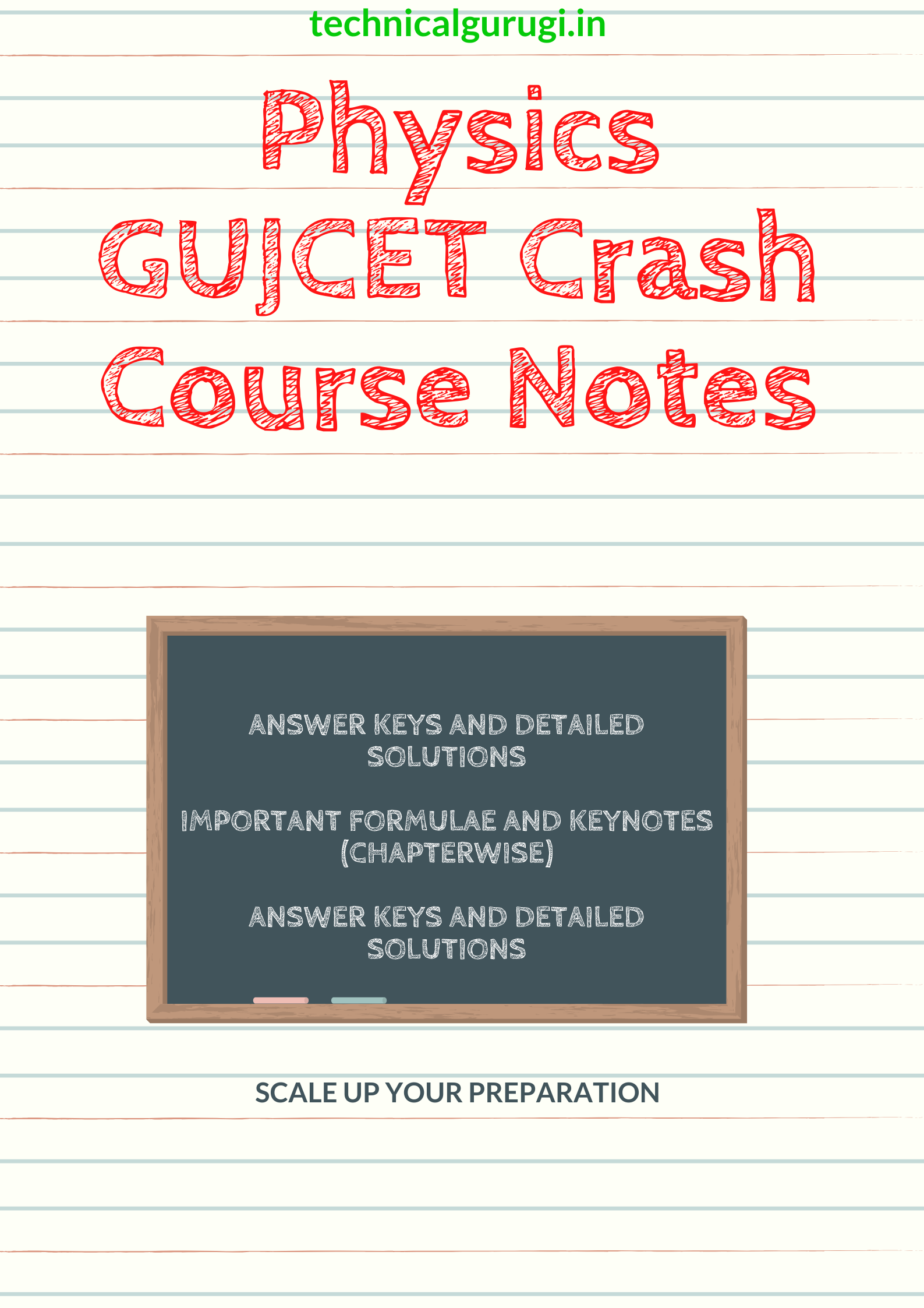 Physics GUJCET Crash Course Notes